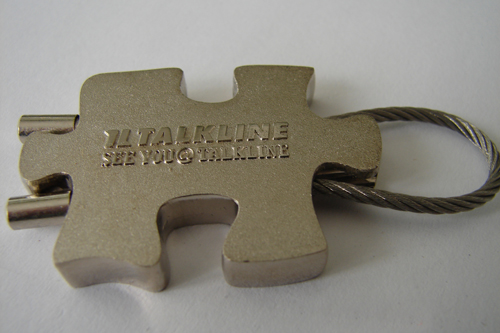 Der 3-dimensionale Schlüsselanhänger