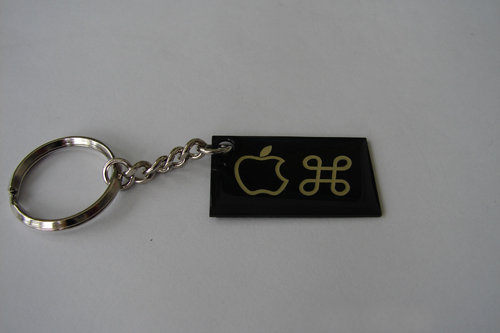 Der geprägte Schlüsselanhänger